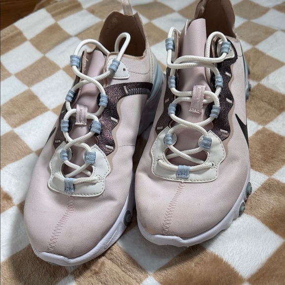 Nike Pink and Cream Sneakers - Picture 3 of 5